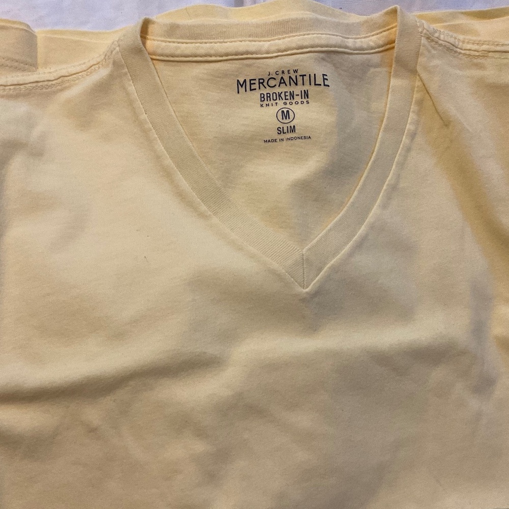 Jcrew Factory Medium yellow V neck
